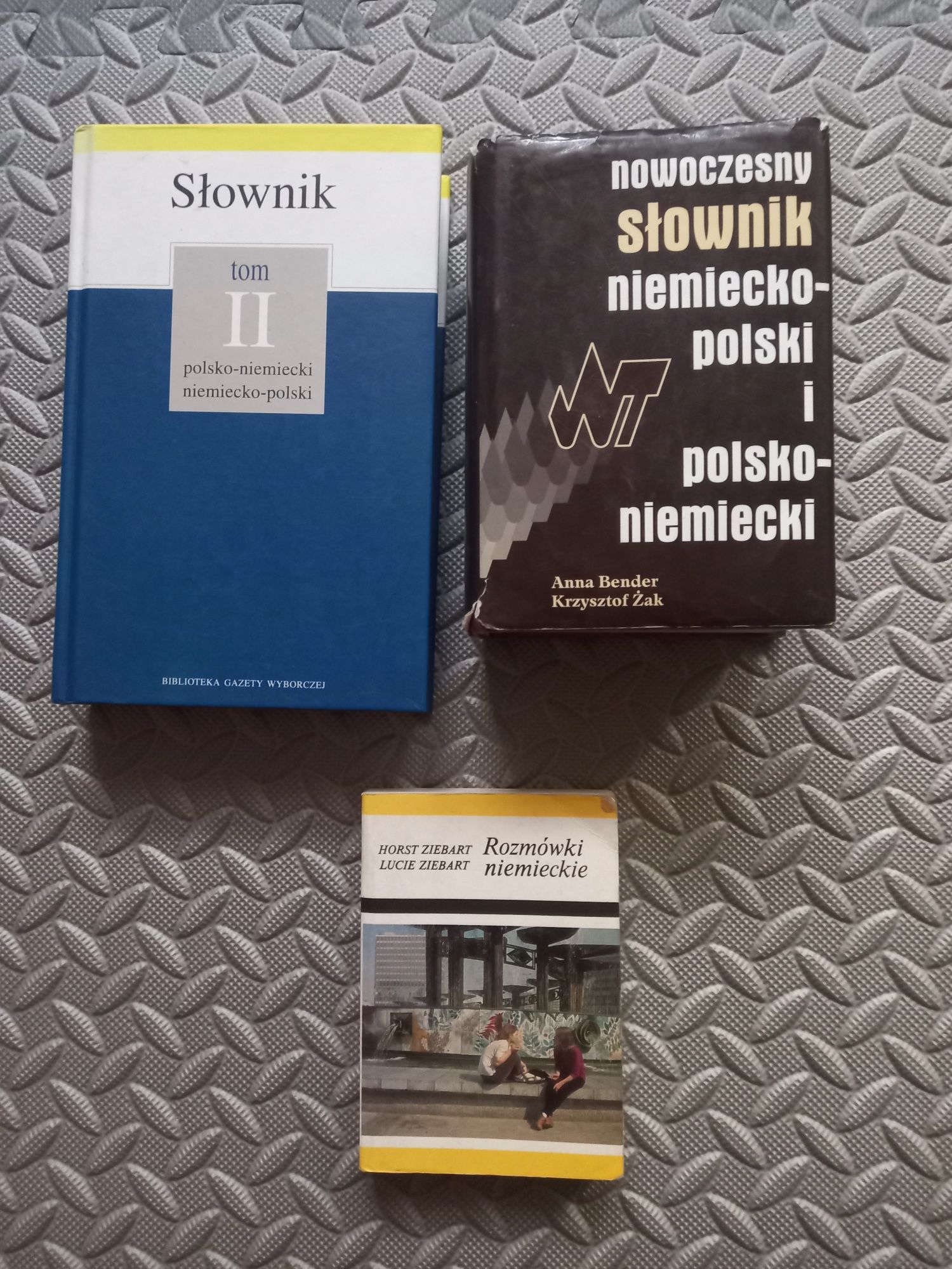 Dwa słowniki do języka niemieckiego + rozmówki niemieckie