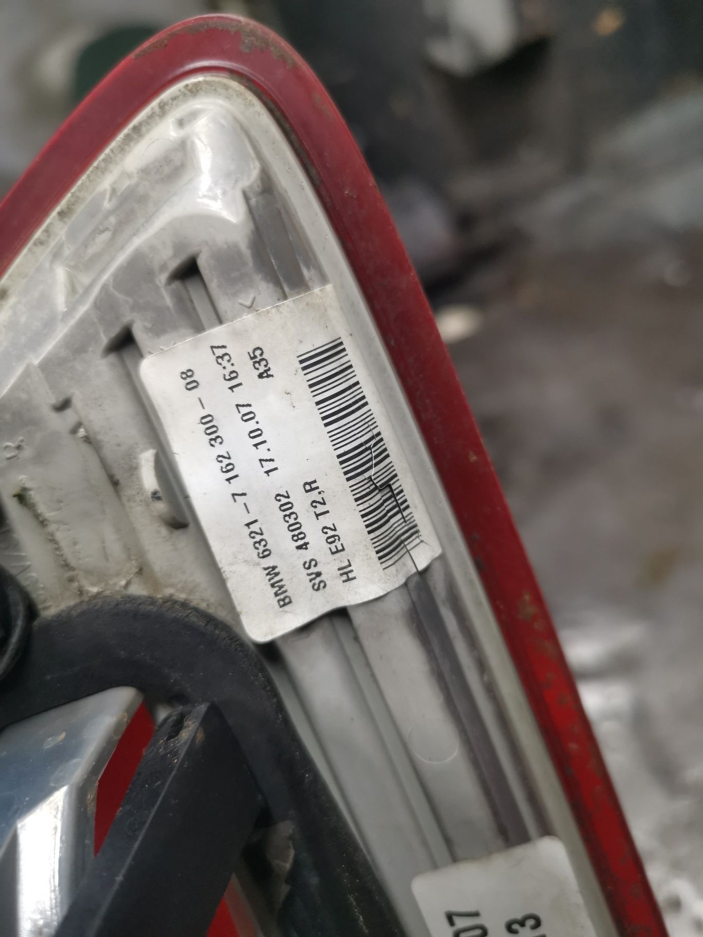 BMW E92 lampy tył komplet led