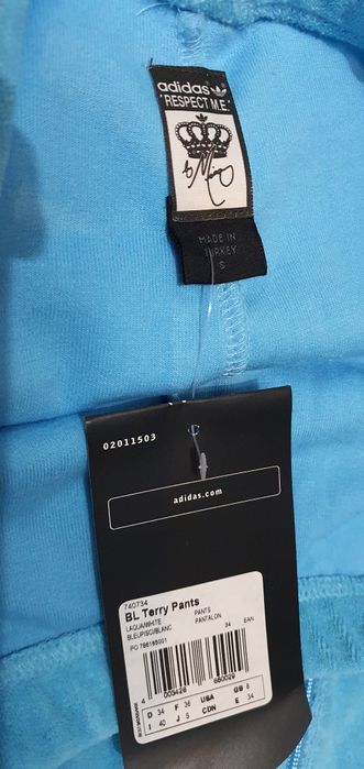 Spodnie frotowe Adidas rozm. S