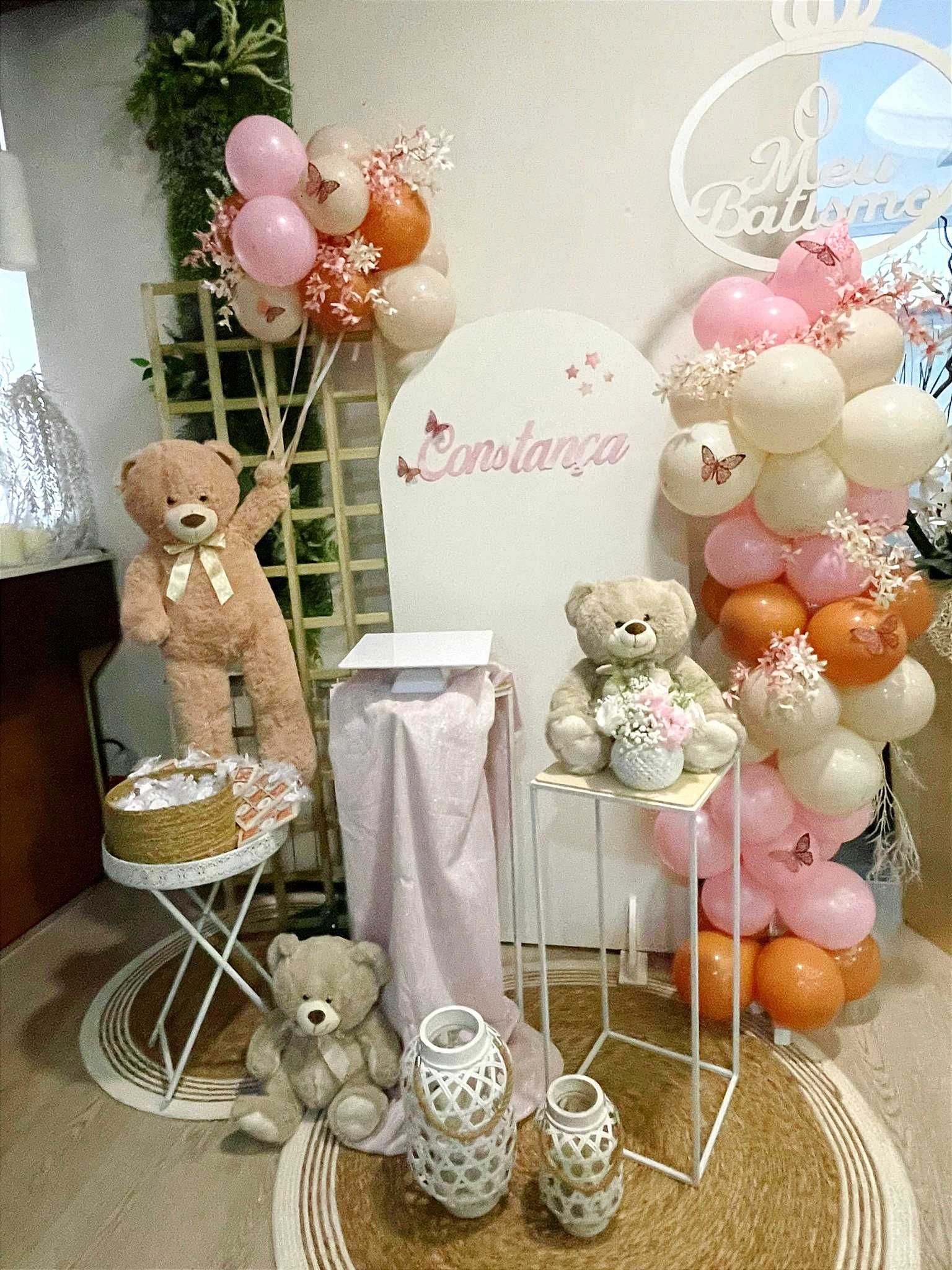 Decoração com arcos de balões  Eventos festas aniversários comunhões