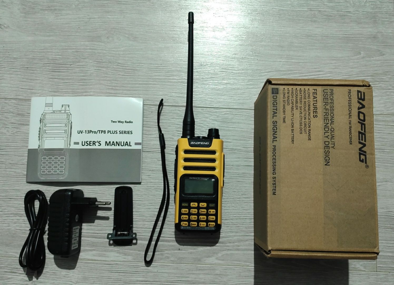 Рация Baofeng UV-13 Pro V2 10W Type-C VOX FM LED 2 диапазона
