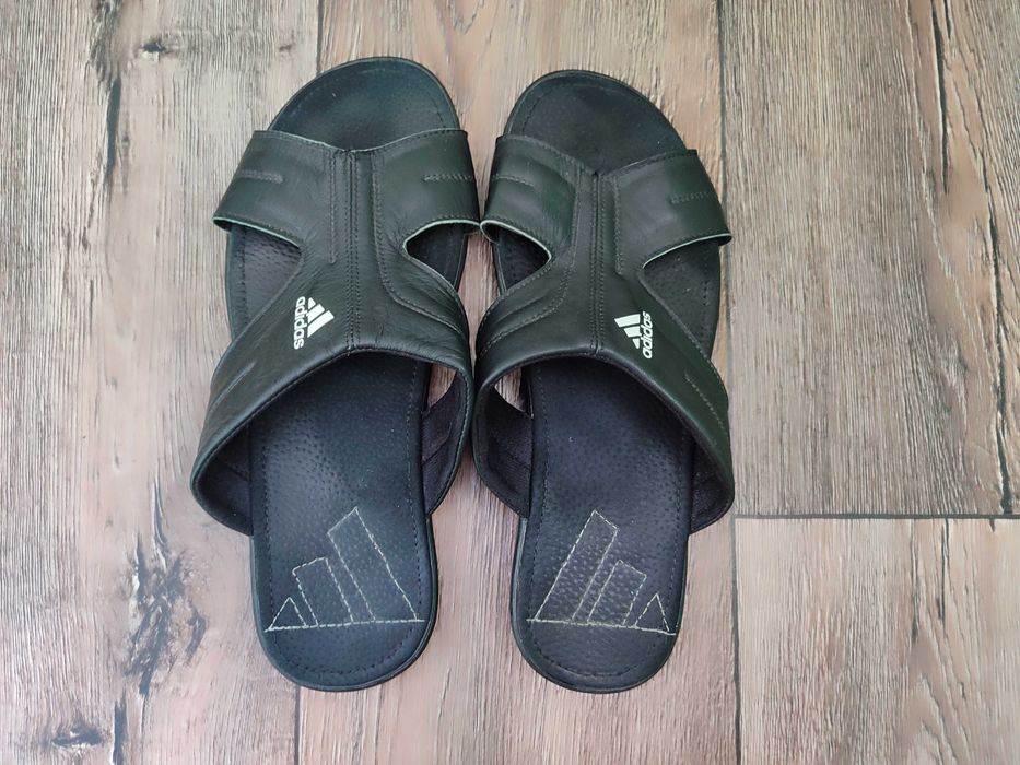 Шлёпки, шлёпанцы кожа мужские "Adidas"р.43-44 б у