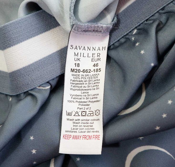 SAVANNAH MILLER | spodnie do spania cienkie 46