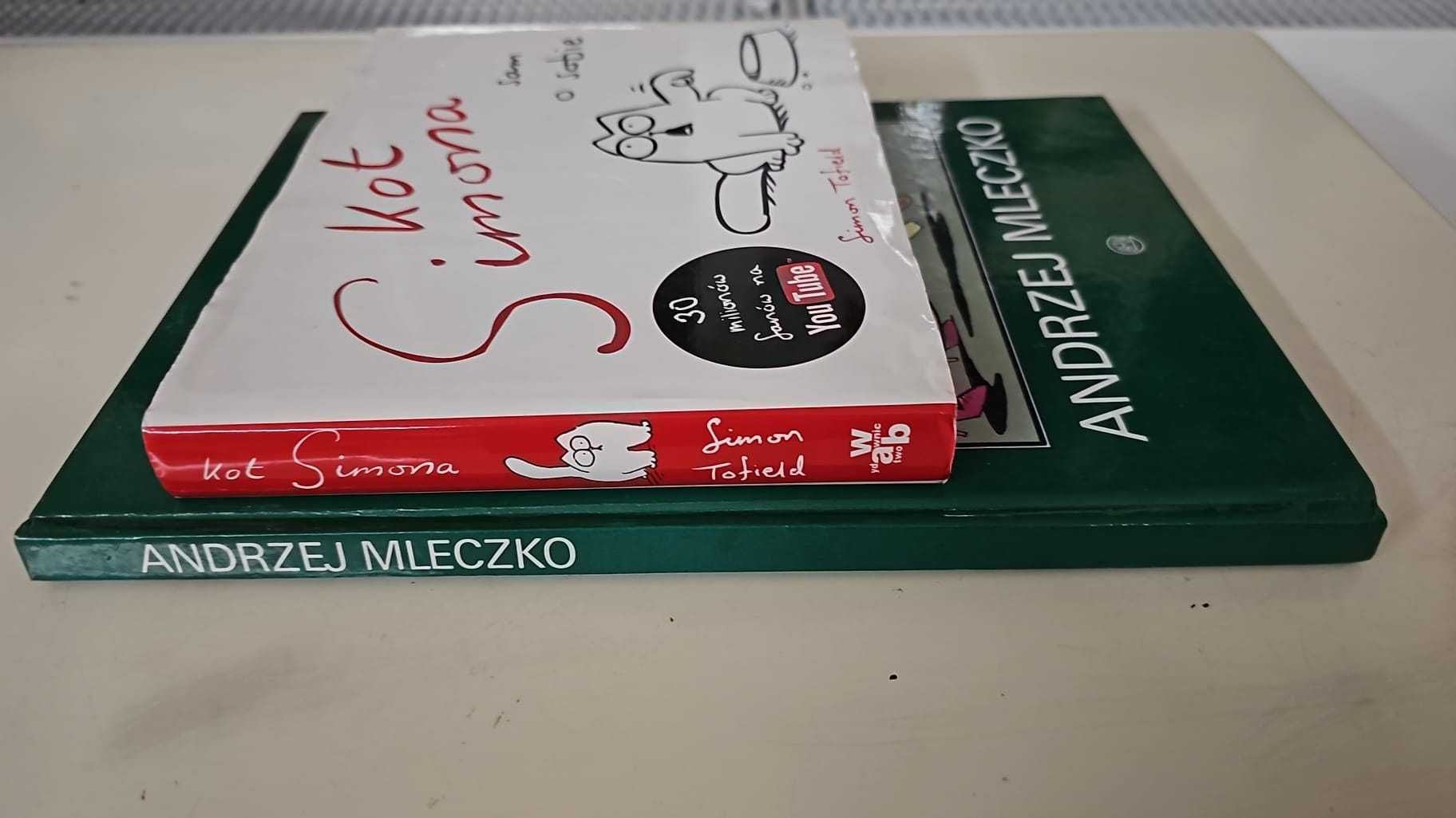 2 ksiazki komiksowe, Mleczko i Toefield