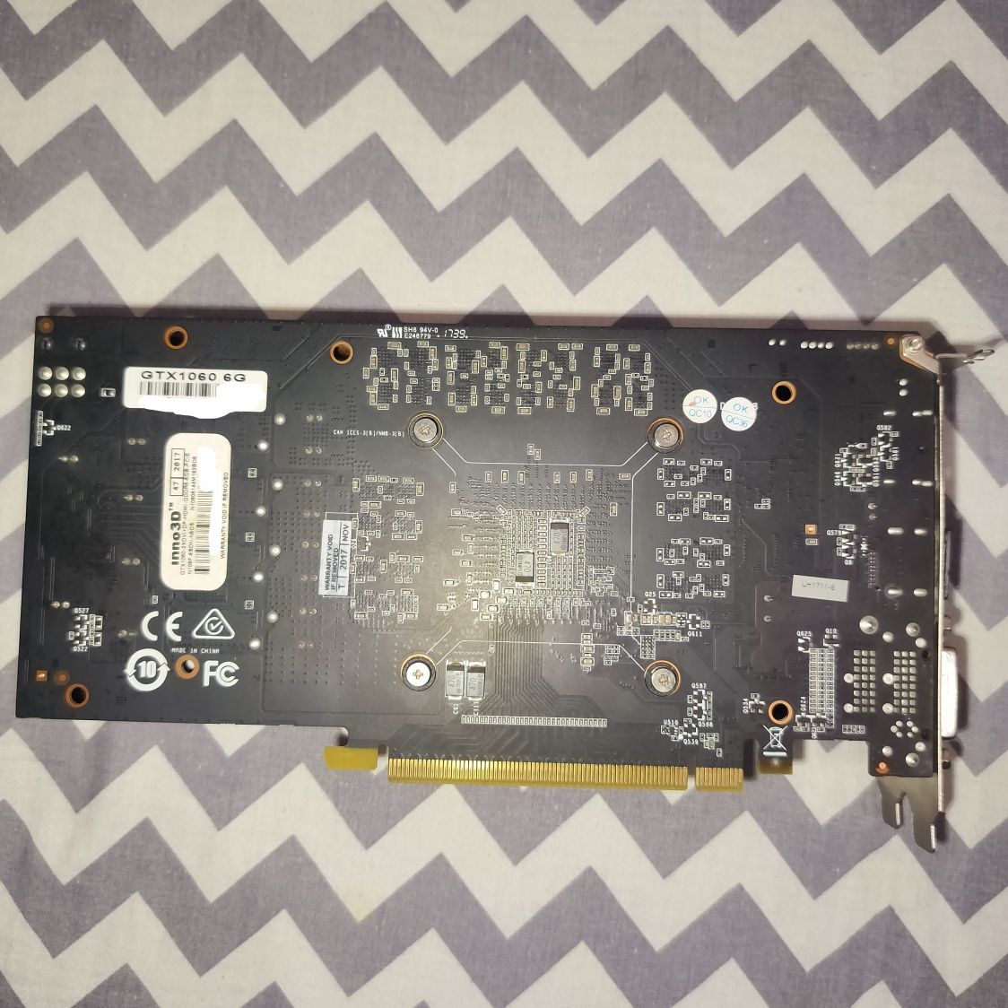 Відеокарта GTX 1060 6GB GDDR5 Inno3D
