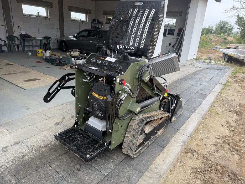 Nowość 2025 MiniŁadowarka SKID STEER SKIDER W-460 Model 2025 frez 4x4