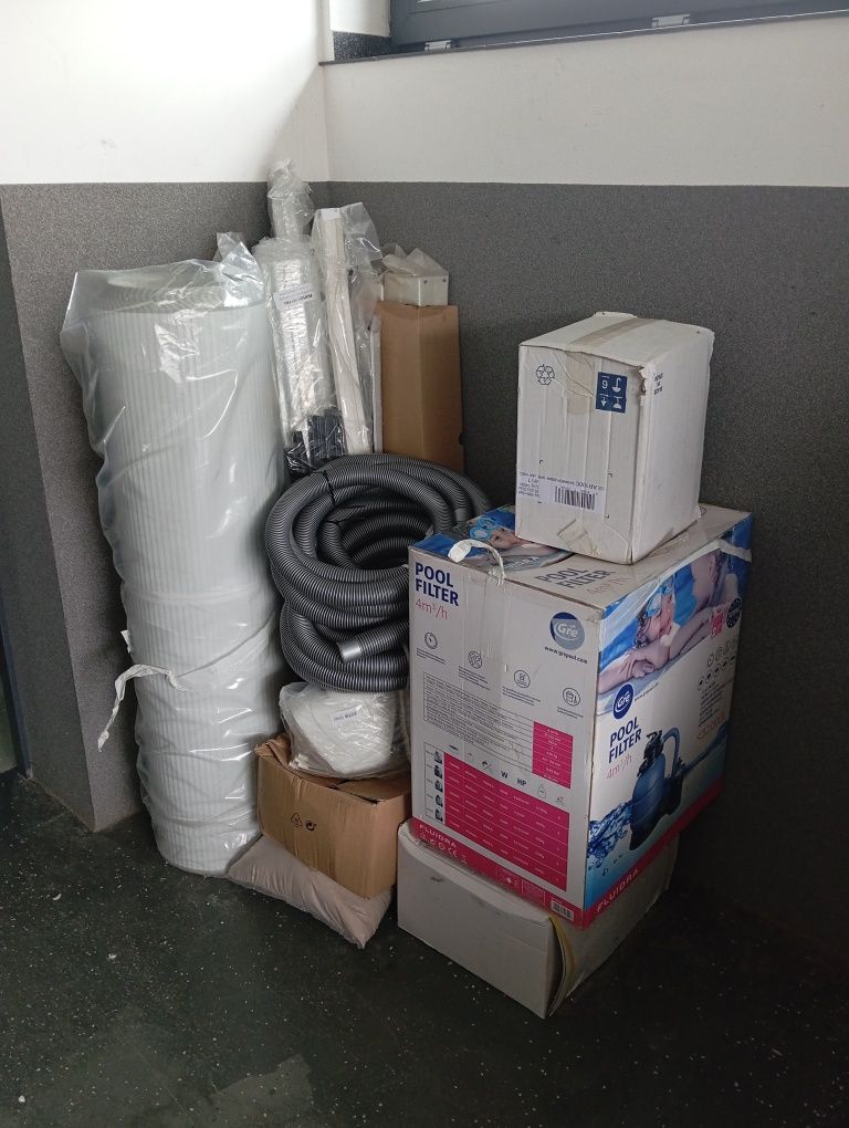 Basen Gre Stalowy Fidji 610x375x120