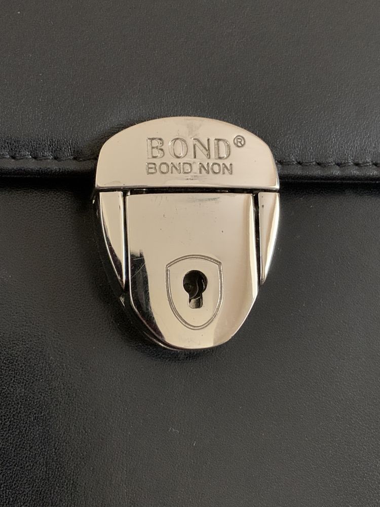 Шкіряний портфель / папка Bond