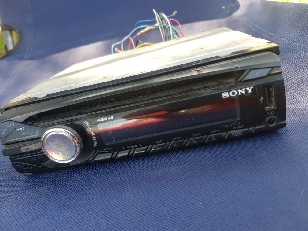 Radio sony cd mp3 usb aux fm