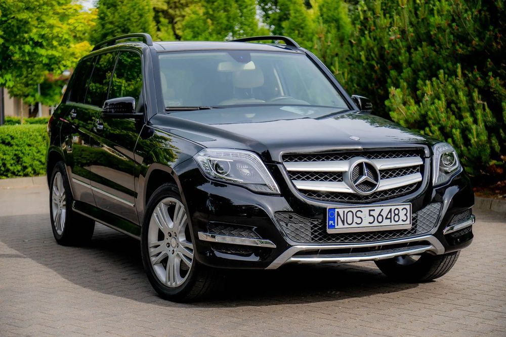Mercedes-Benz GLK pierwszy właściciel, panoramiczny dach, jasne skóry