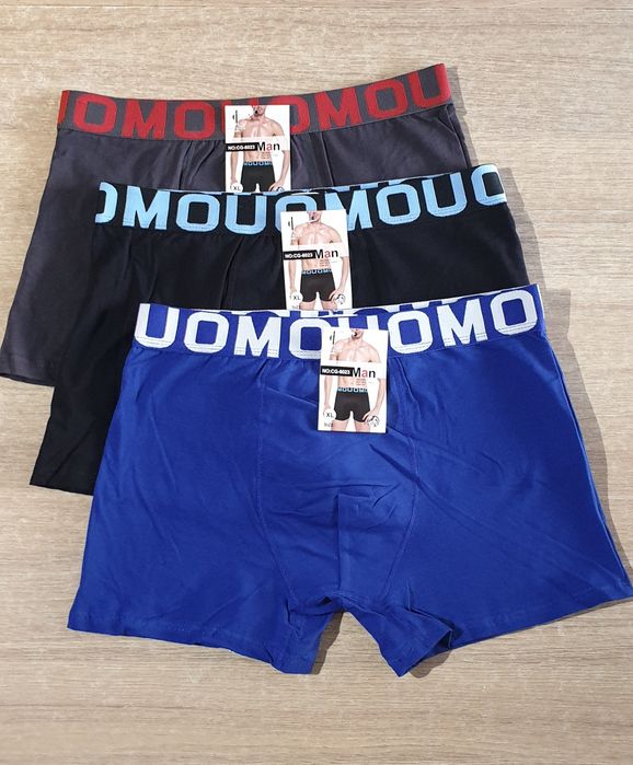 3×męskie majtki bokserki XL, bawełna