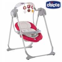 кресло-качалка chicco polly swing