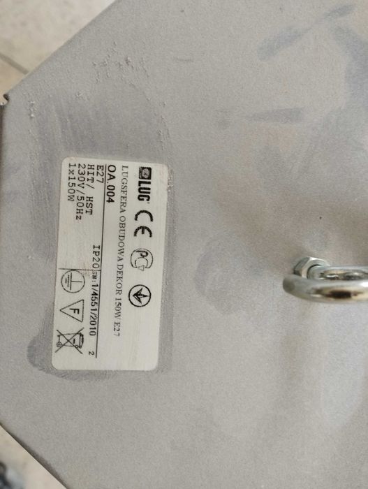 Lampa Lugsfera Obudowa Decor 150W