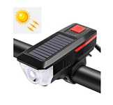 Lampa Lampka Rower Rowerowa Led  Usb Wodoodporna SOLAR