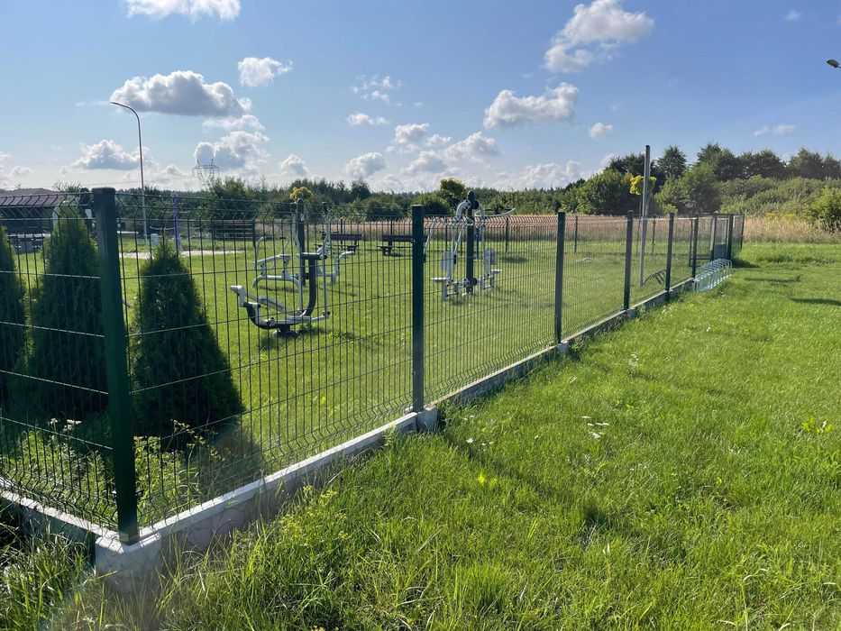 Ogrodzenie systemowe panelowe panel panele ogrodzeniowy ocynk drut