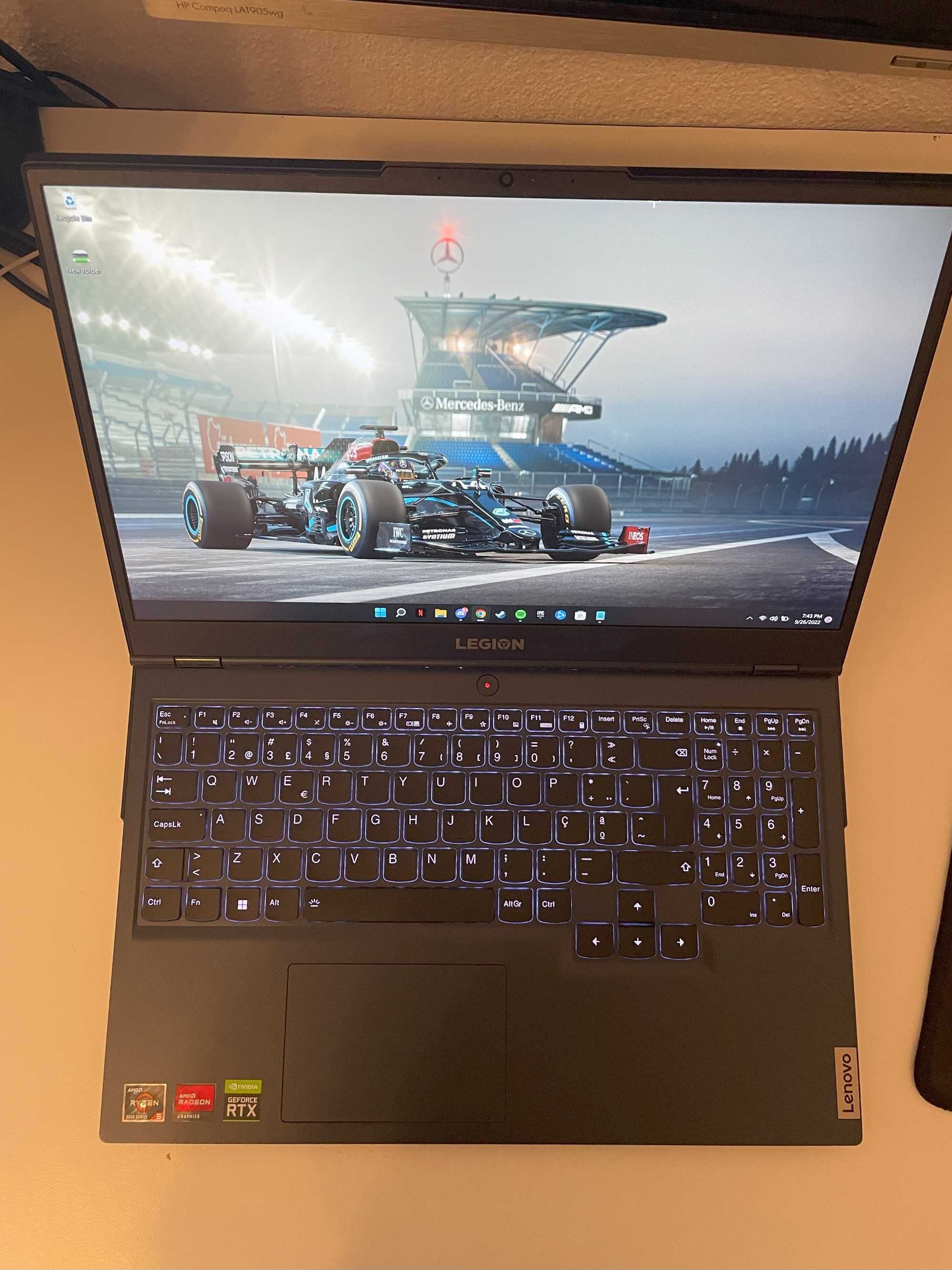 Portátil Gaming Lenovo Legion 5