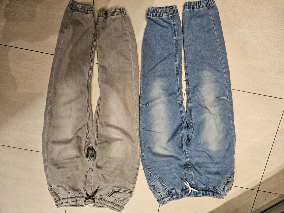 Dwie pary spodni Reserved r 158 uciagliwa bawelna joggery