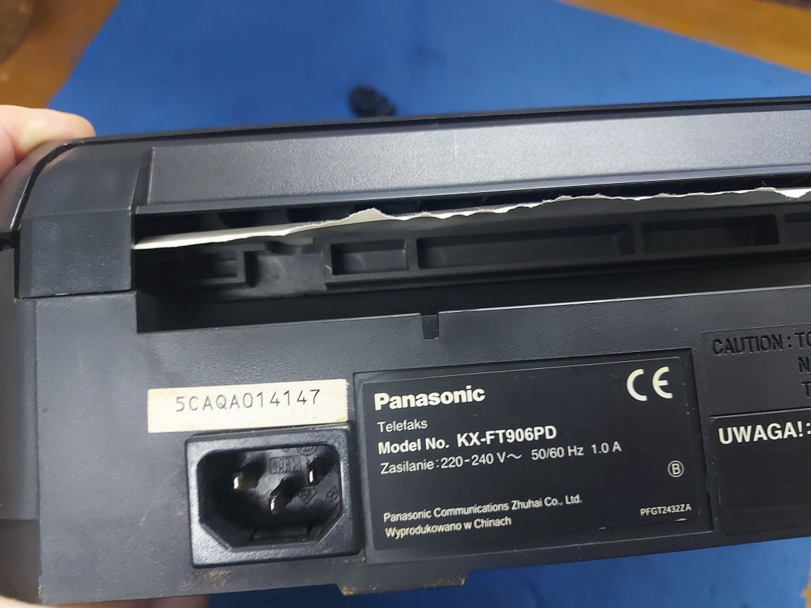 Telefon z faksem firmy Panasonic