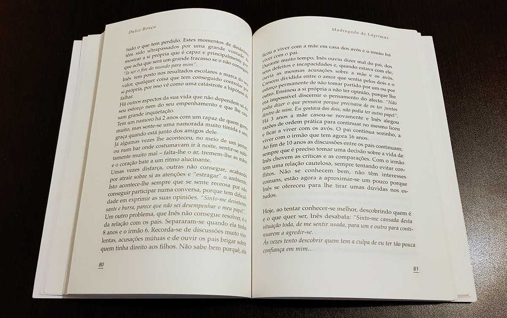 Madrugada de lágrimas - Dulce Bouça (Prefácio de Daniel Sampaio)