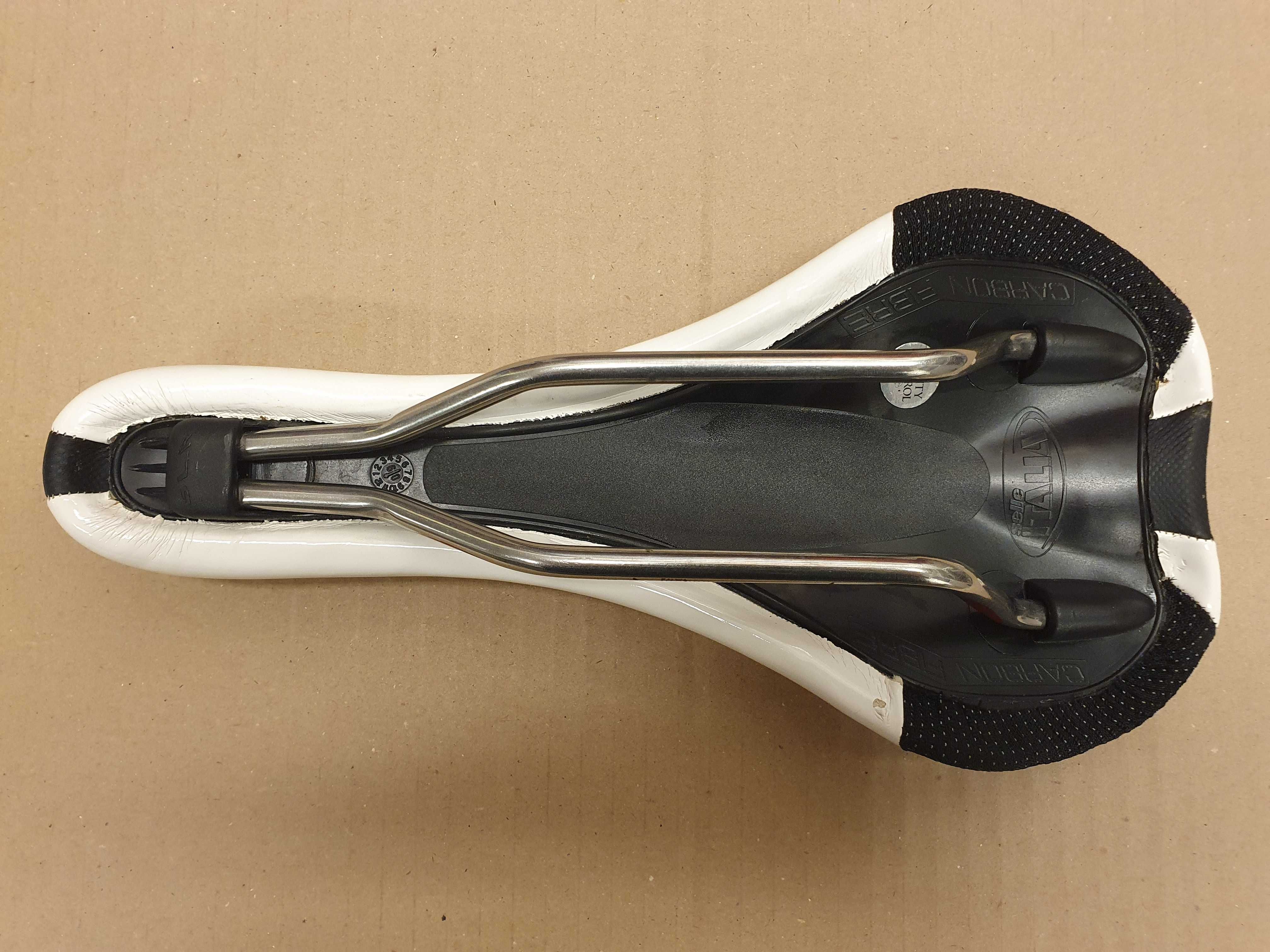 Siodło SELLE ITALIA SLR T1 Carbon Vanox białe