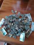 Moedas e notas antigas