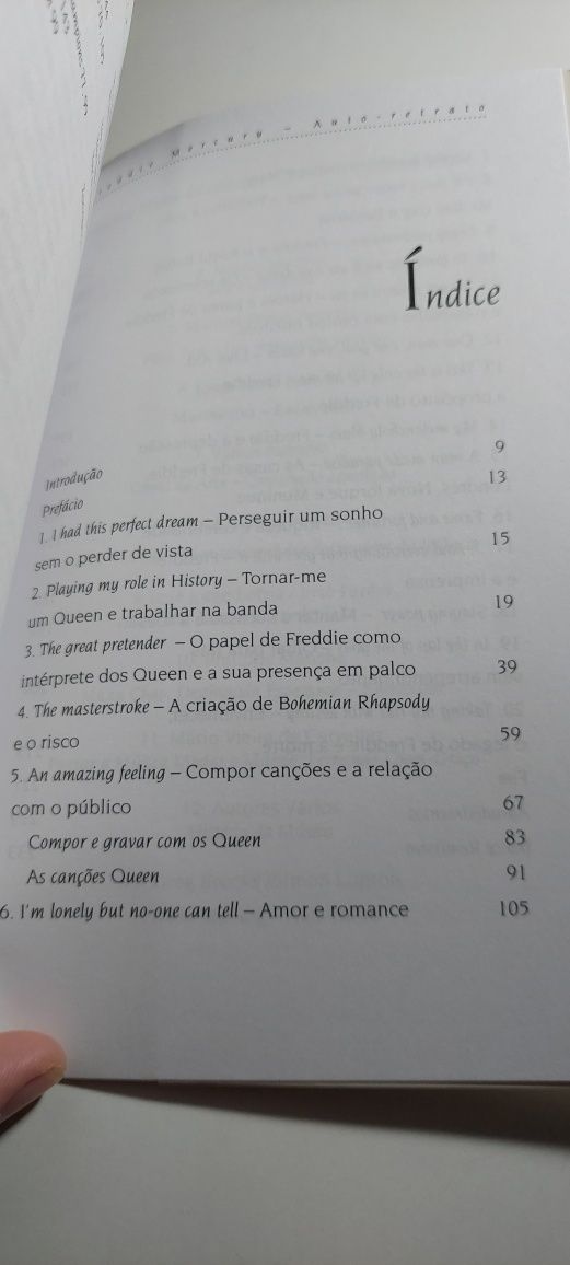 Freddie Mercury, Auto-Retrato (1ª edição, 2007)