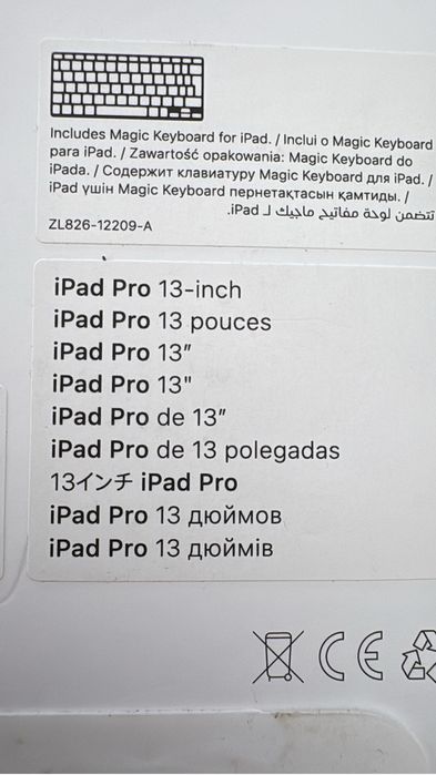Apple magic keyboard ipad 13”