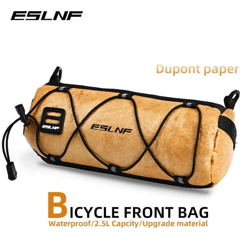 Sakwa torba rowerowa na kierownicę ESLNF wodoodporna dupont paper