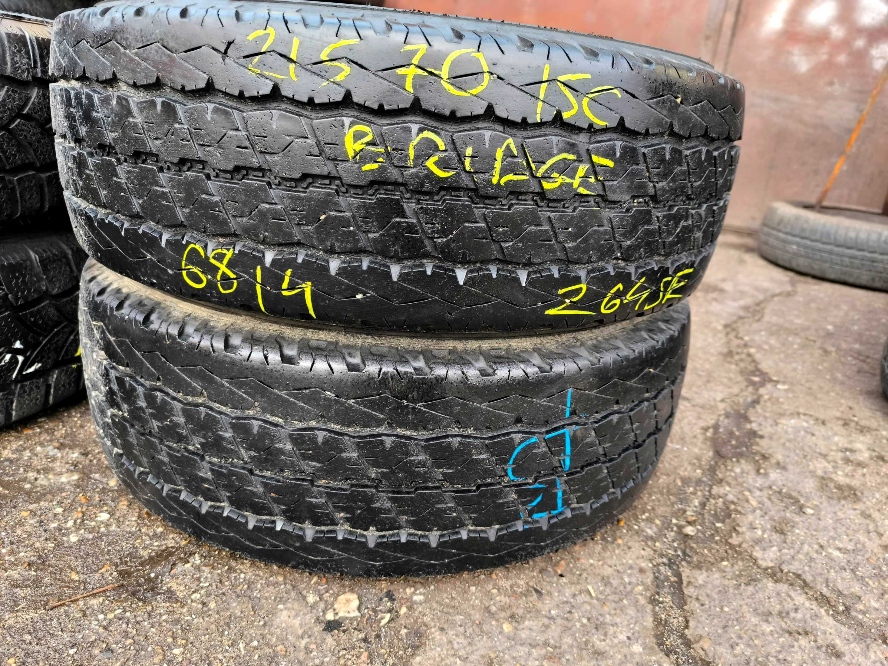 215/70R15C 6x Opony letnie lato Bridgestone Duravis R630 7-8mm 15 C