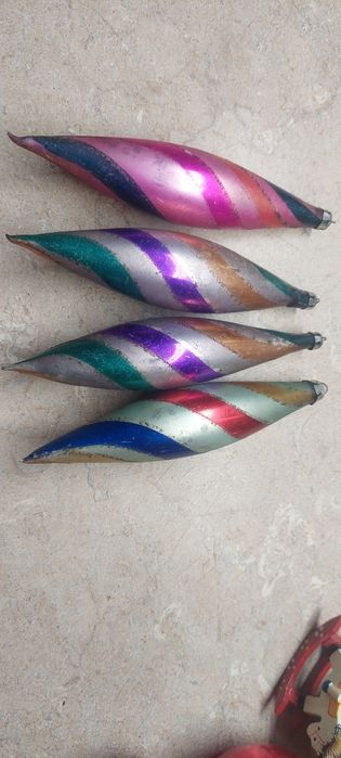 Bąbki choinkowe PRL