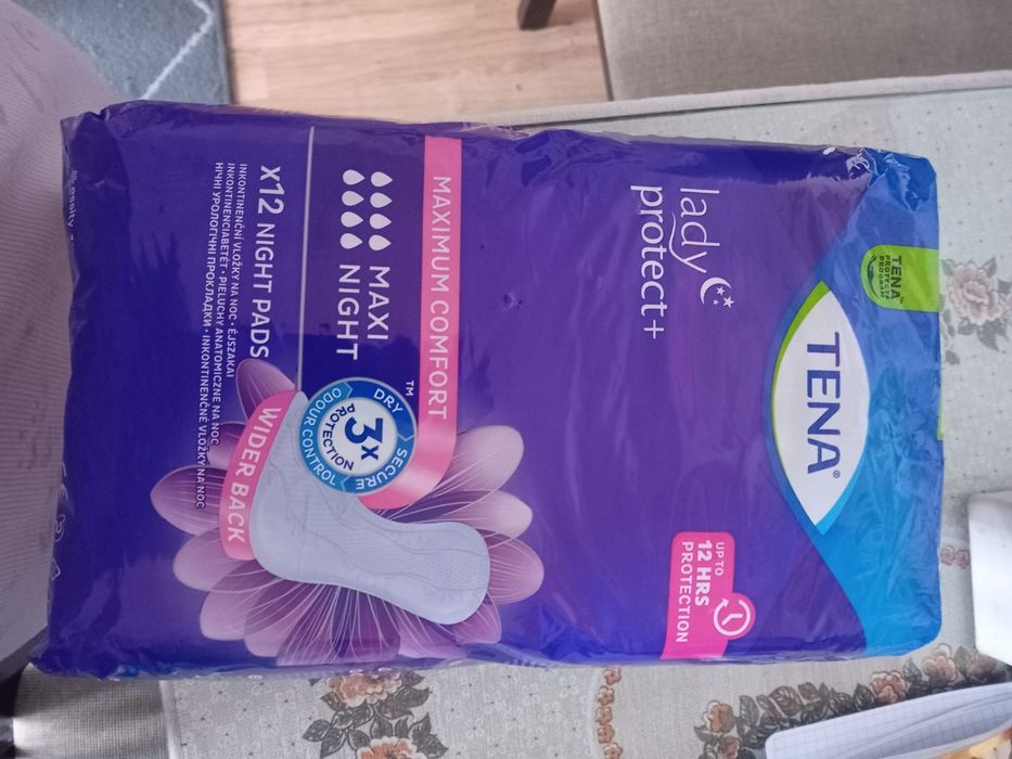 Wkładki na nietrzymanie moczu  Tena lady protect Maxi Night