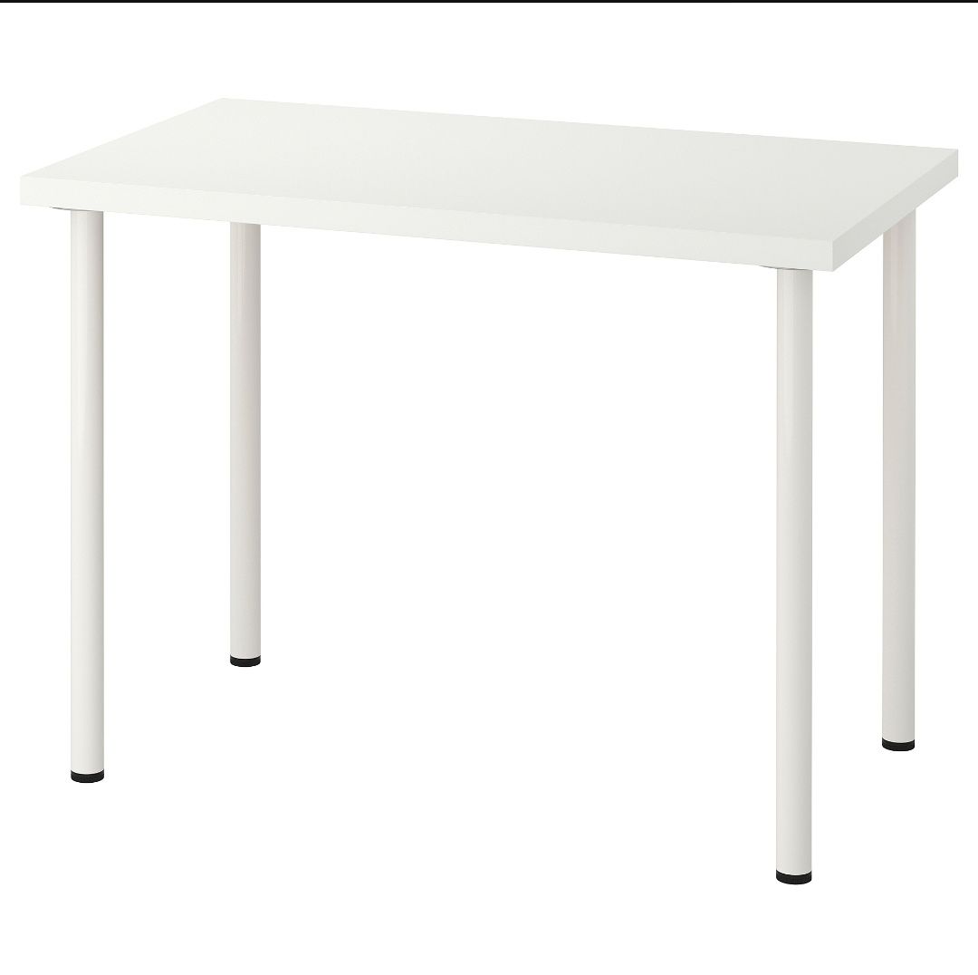 Białe biurko stół IKEA LINNMON/ADILS