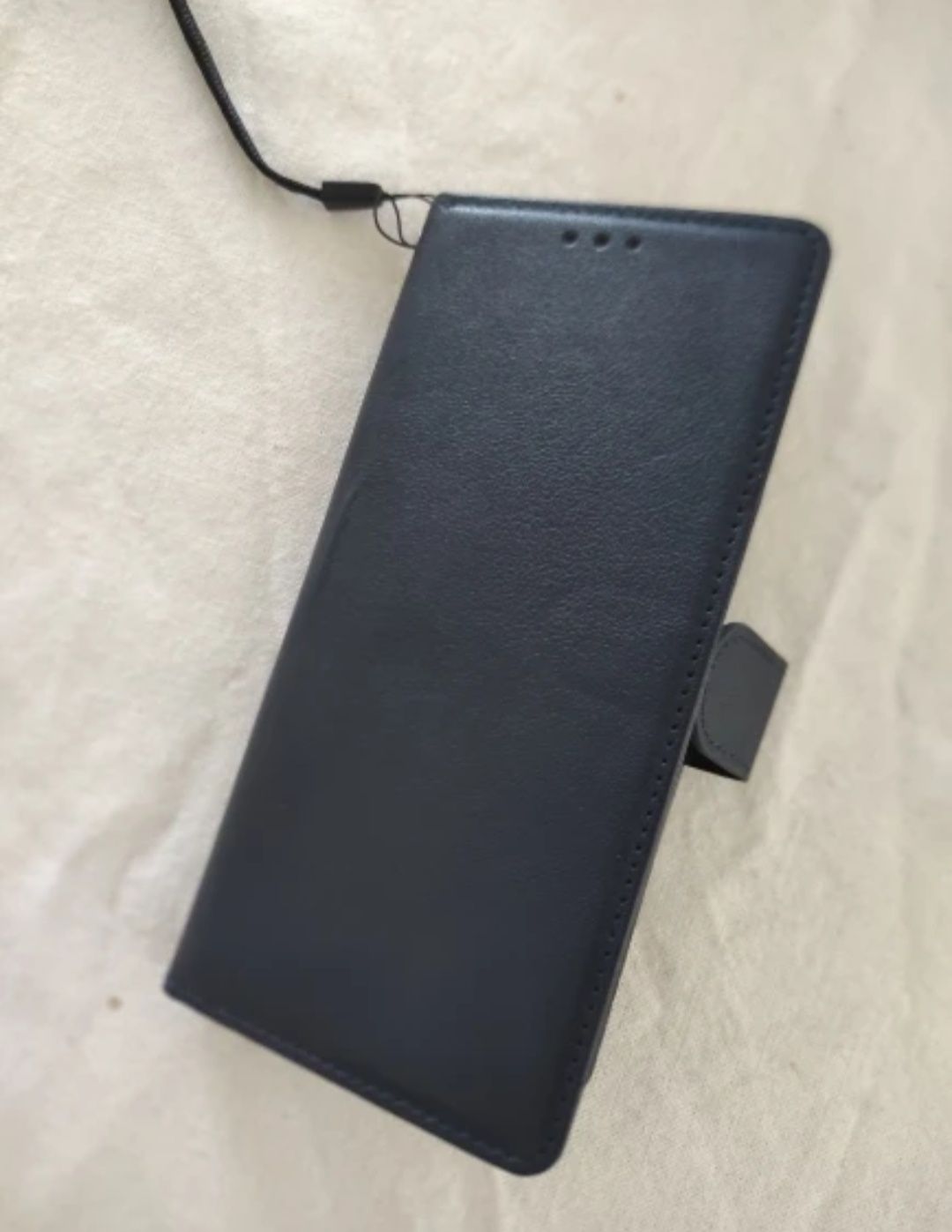 Etui/case do Xiaomi Redmi note 8 pro, czarny z klapką