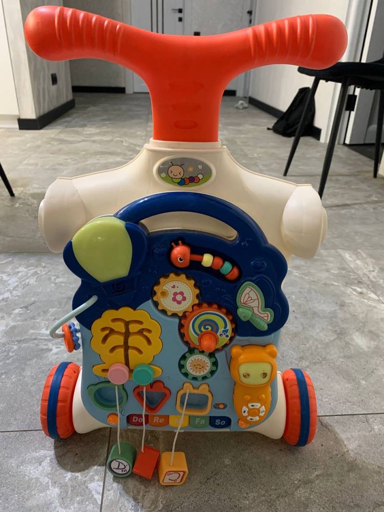 Ходунки-каталка ігровий розвивальний столик 5в1 RicoKids RK-819