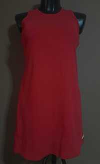 Sukienka czerwona prążkowana Terre de Marins S M