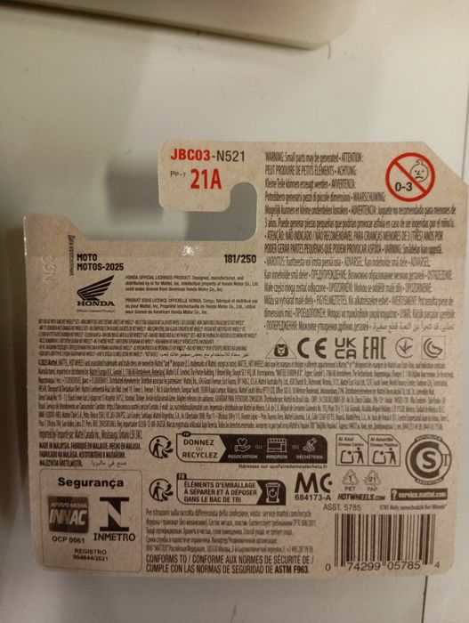 Honda MotoCompo Hotwheels