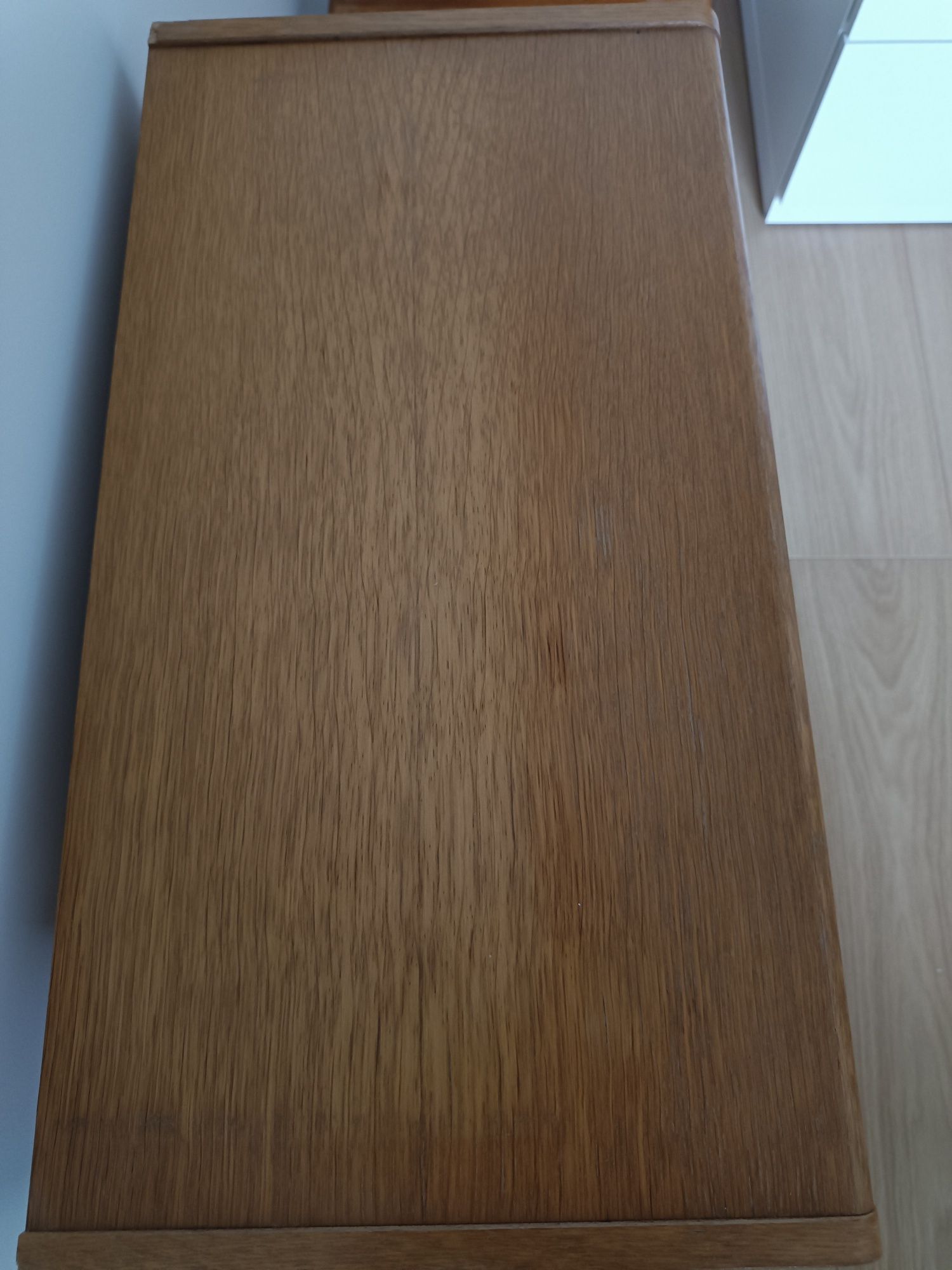Komoda duńska stolik tekowy drewniany