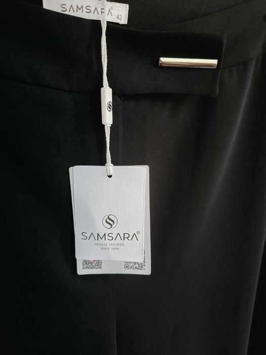 Ошатні брюки палаццо, матовий креп , Samsara, Туреччина