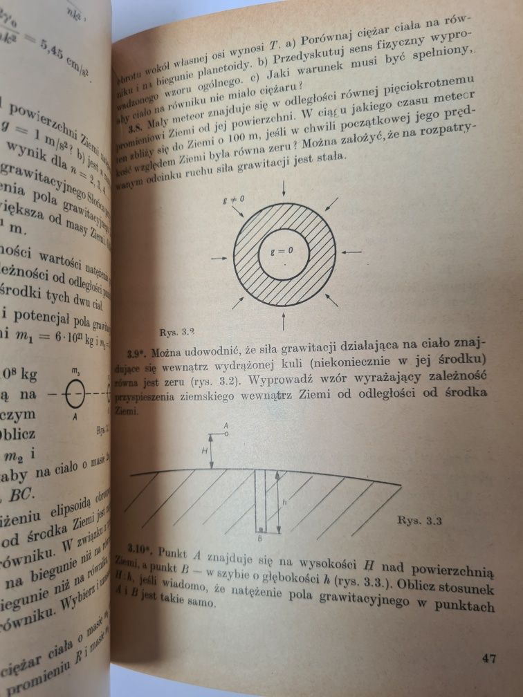 Zbiór zadań z fizyki dla klasy pierwszej - Książka