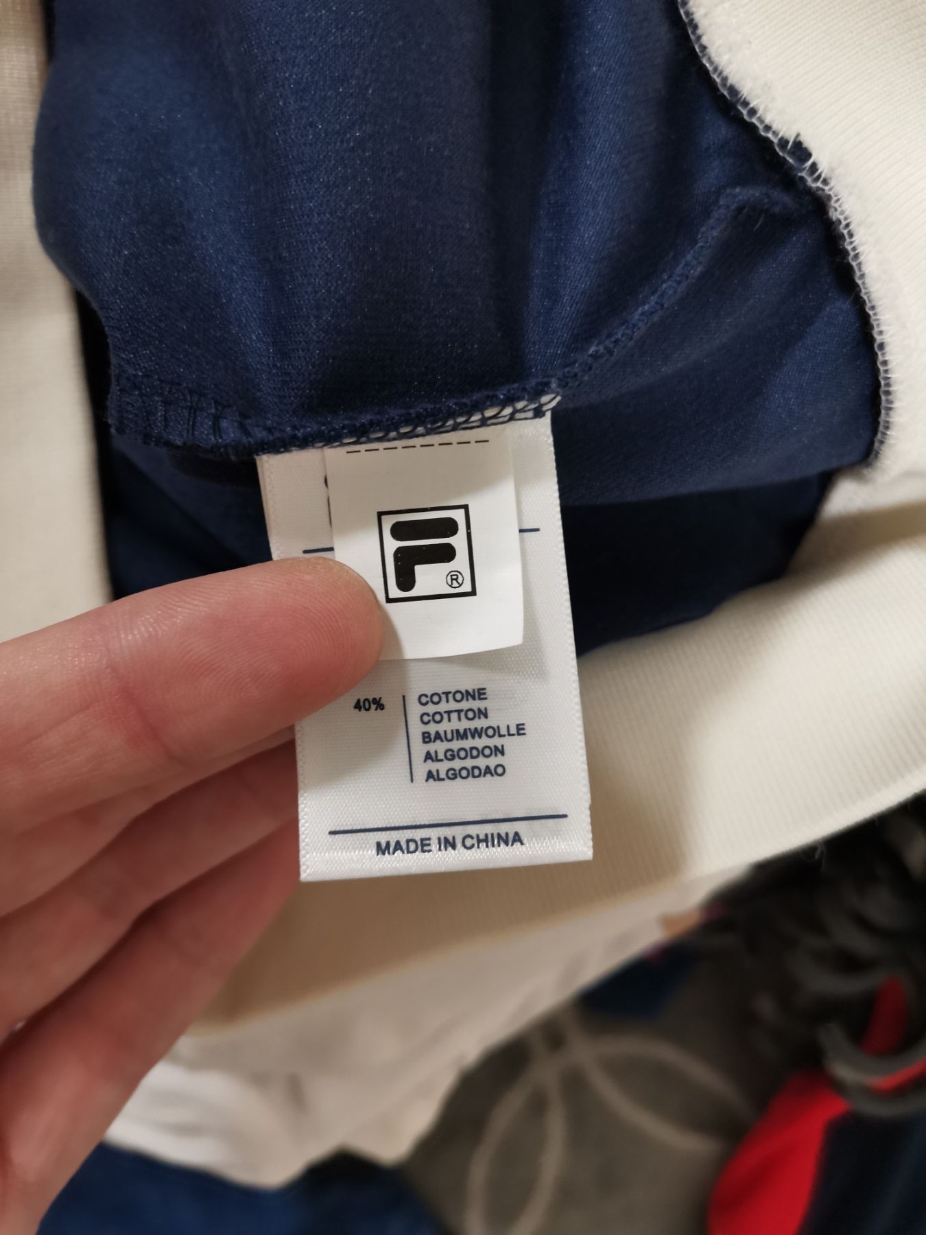 Fila мужская спортивная мастерка олимпийка кофта