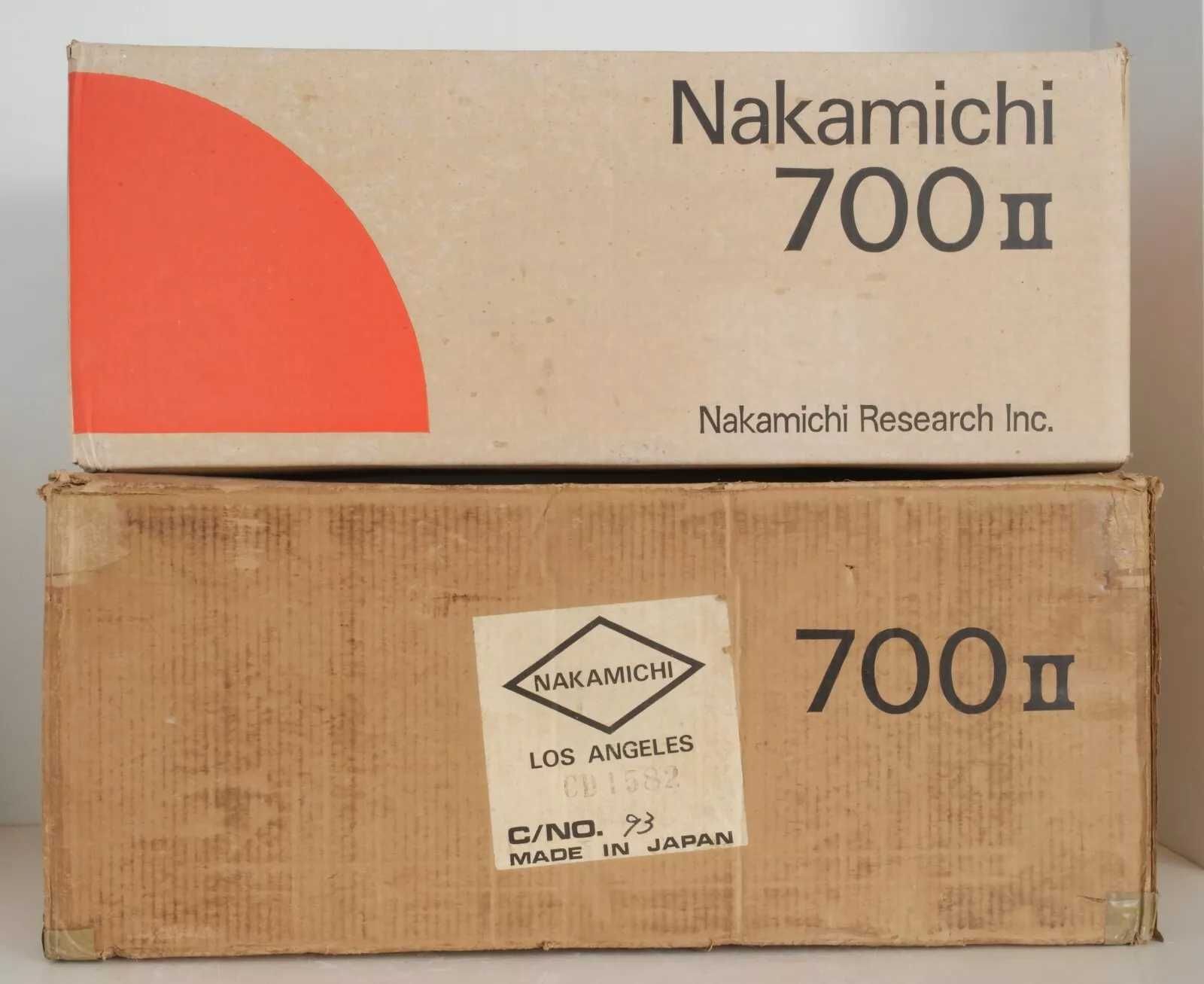 Касетна дека Nakamichi 700 II (коробки та паспорта). Читайте уважно!