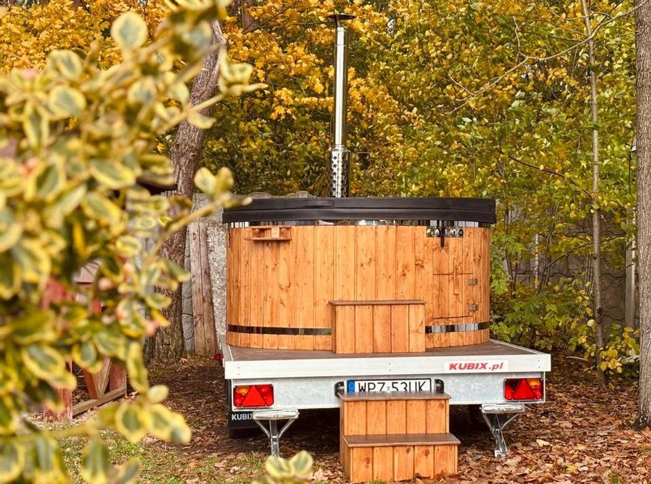 Balia ogrodowa, jacuzzi mobilne, hydromasaż, wynajem