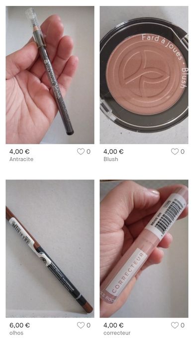 Vários artigos Yves Rocher