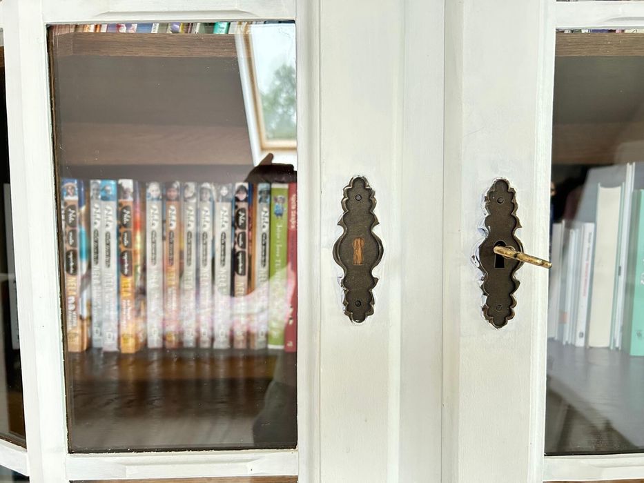 Zakor Flandern witryna komoda dębowa kredens szafa