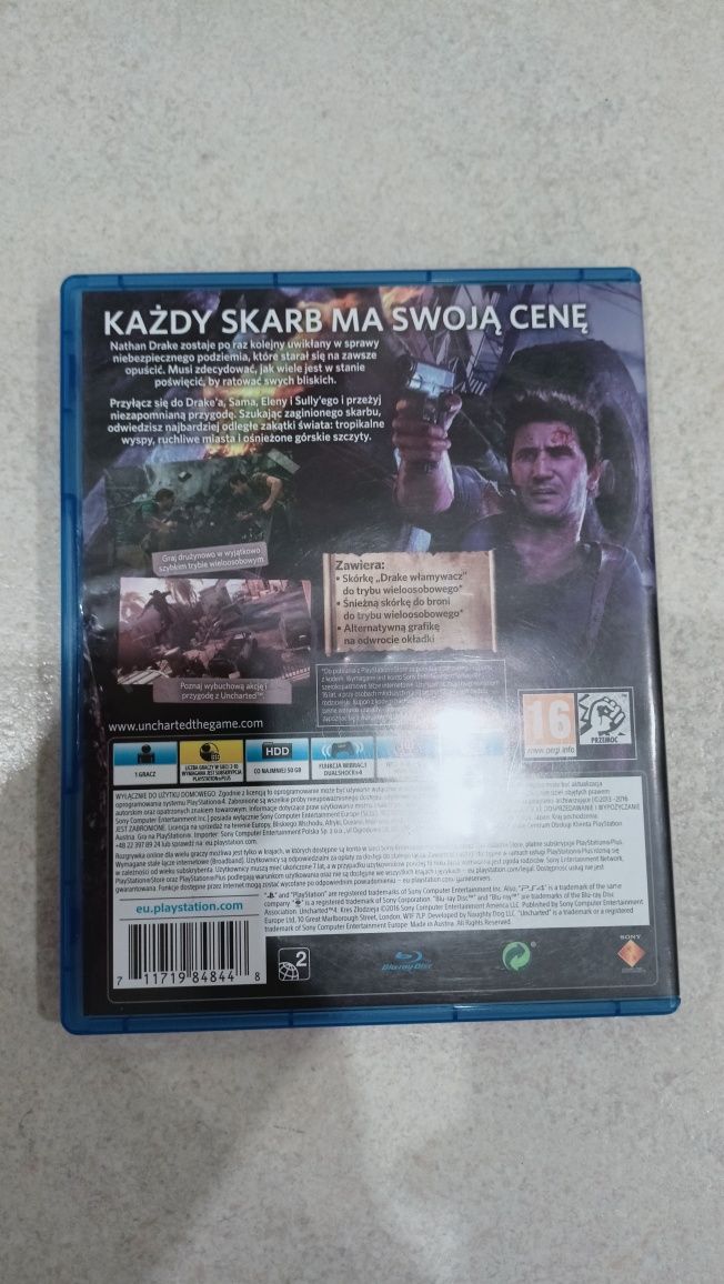 Uncharted 4: Kres Złodzieja Ps4