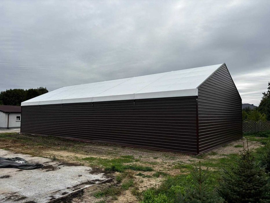 Hala Namiotowa Stalowa 12x25x4,5 300m2 magazyn rolnicza warsztat