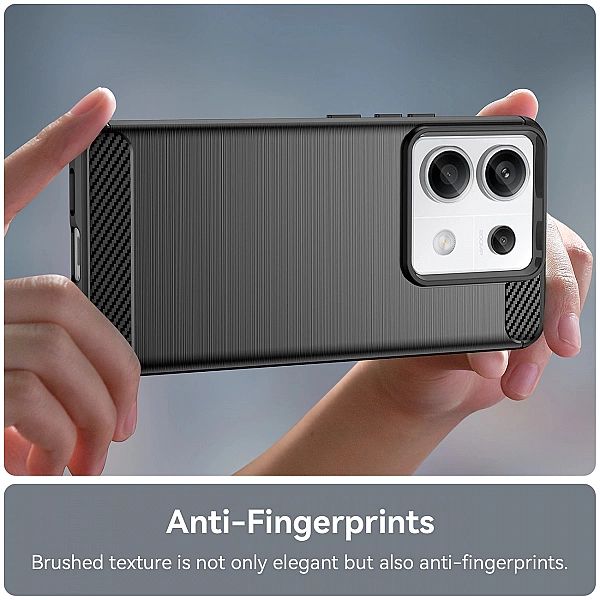 Etui Carbon Case do Xiaomi Redmi Note 13 Pro+ - czarne