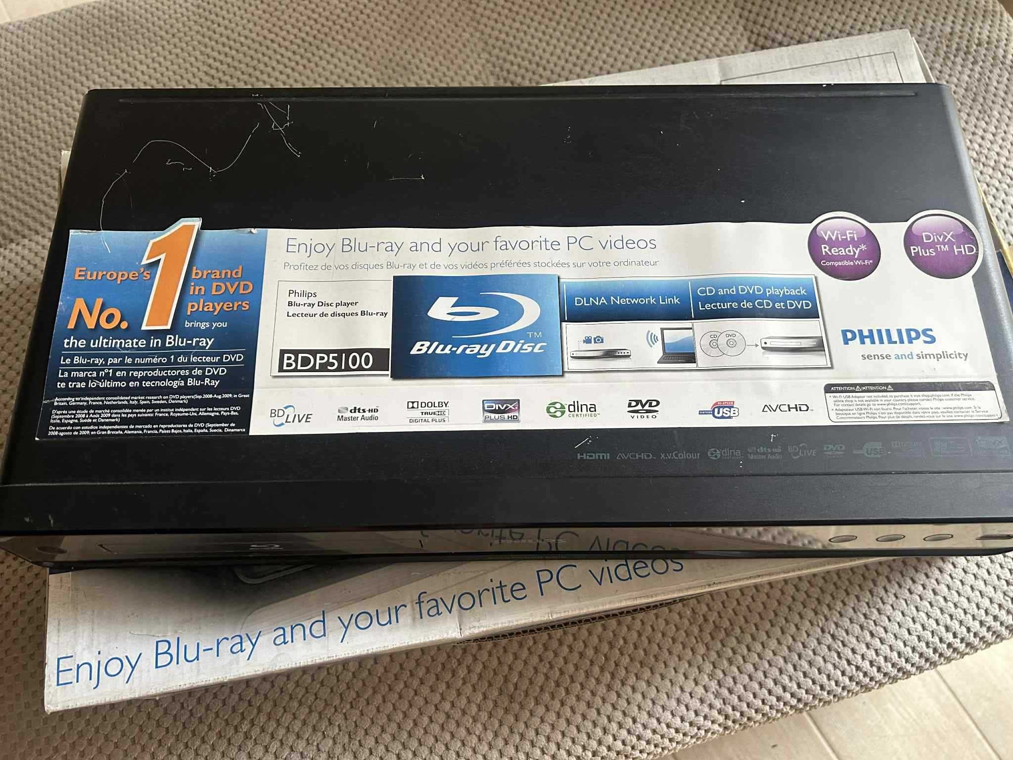 Blu-Ray Philips BDP5100 Wi-Fi