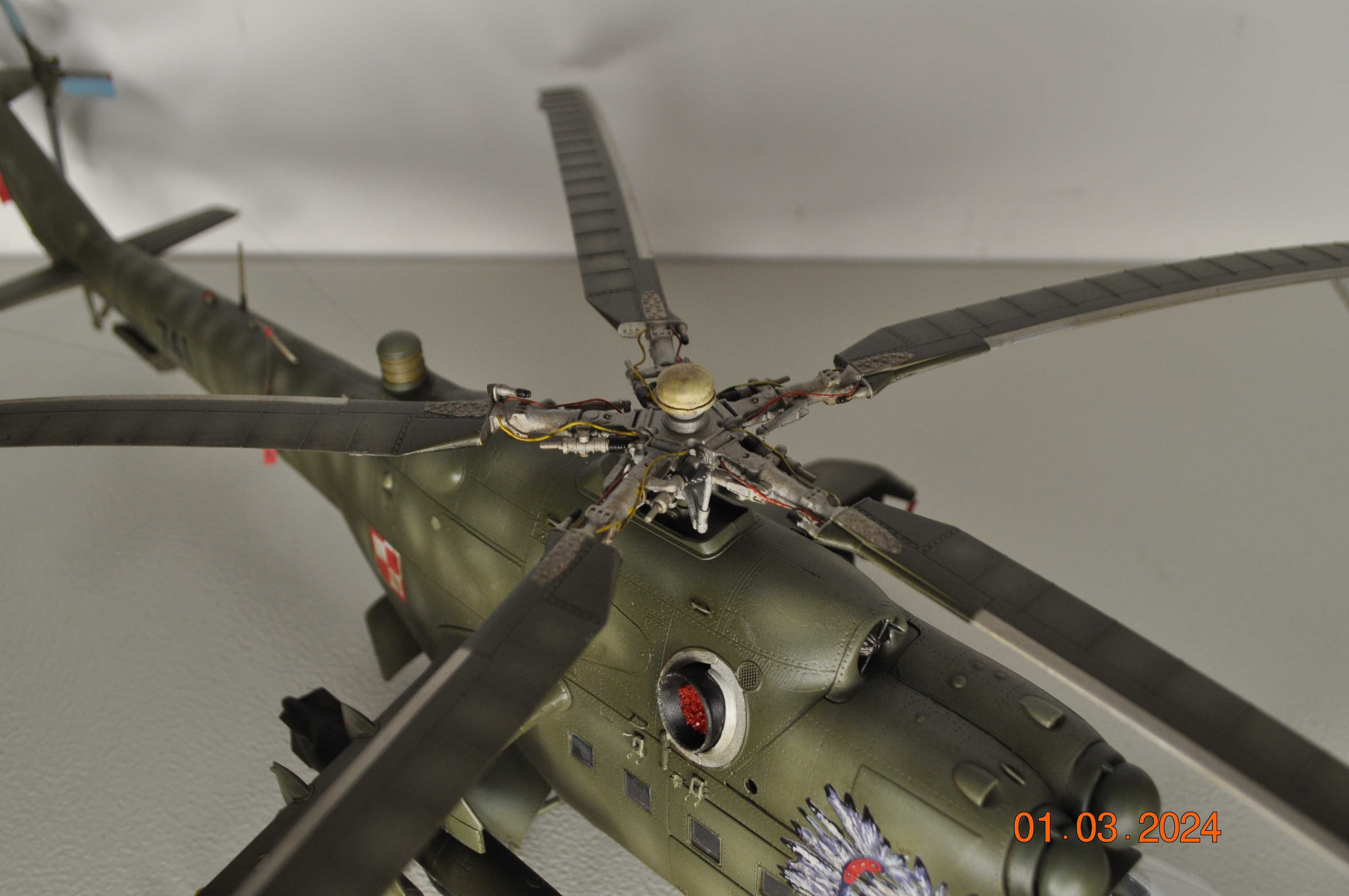 Mi-24 HIND HUSARZ zrobiony gotowy 1/35 polski