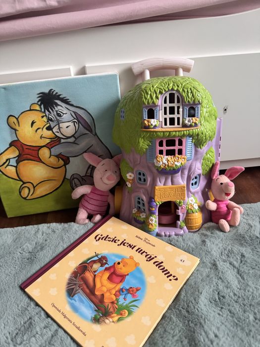 Unikatowy domek Kubus Puchatek na kolkach